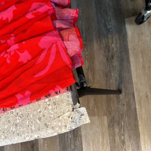 Floral blooming Large Boho Long Dress Women V Neck Floral Print Maxi - Picture 11 of 14